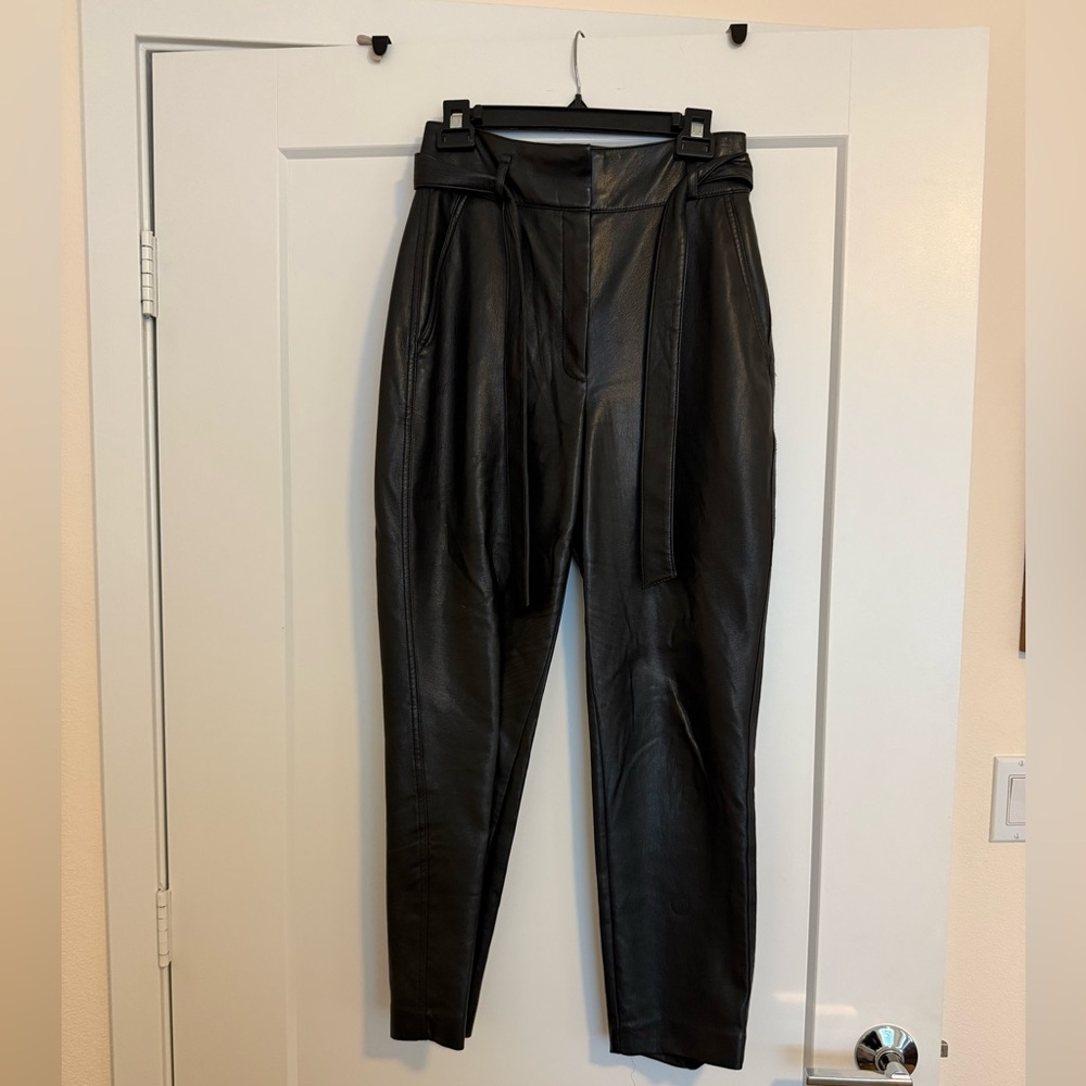 Aritzia Babaton vegan leather pants